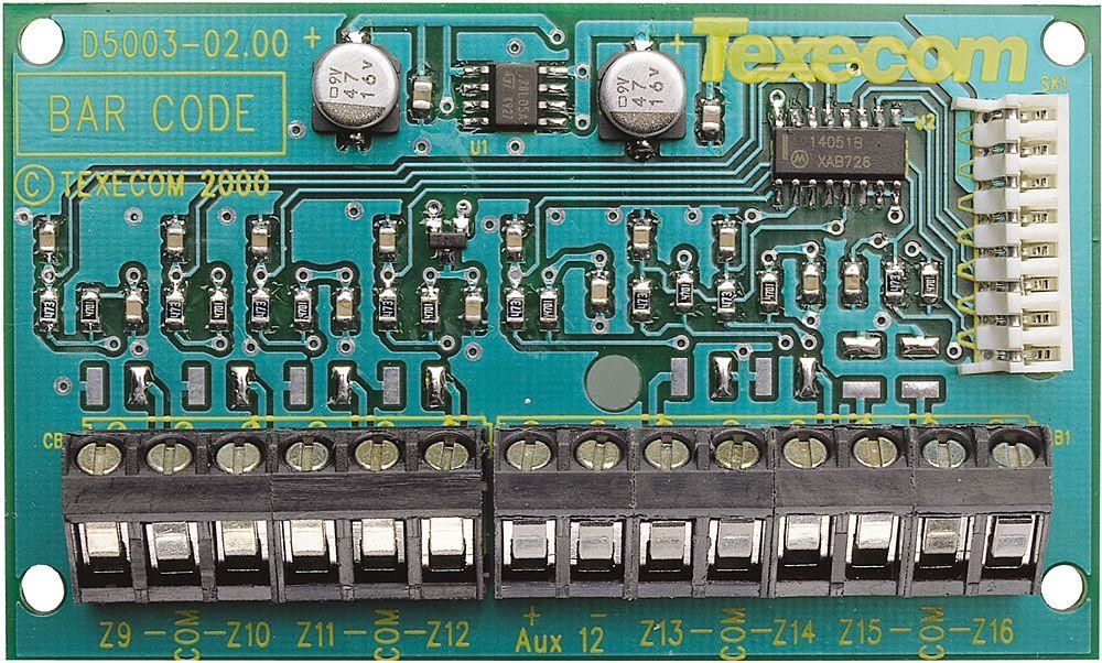 Texecom CCD-0001 Premier 8XE 8 Zone Internal Expander for Premier 24 Panel