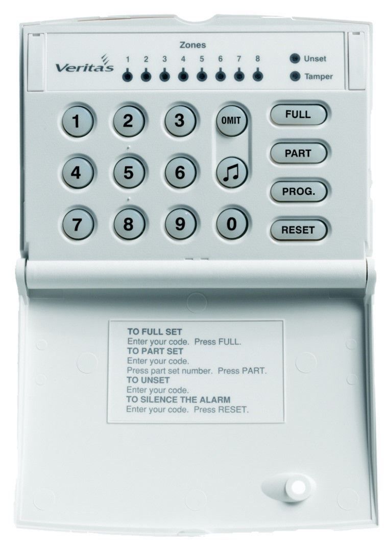 Texecom Veritas LED RKP Keypad (any veritas panel)
