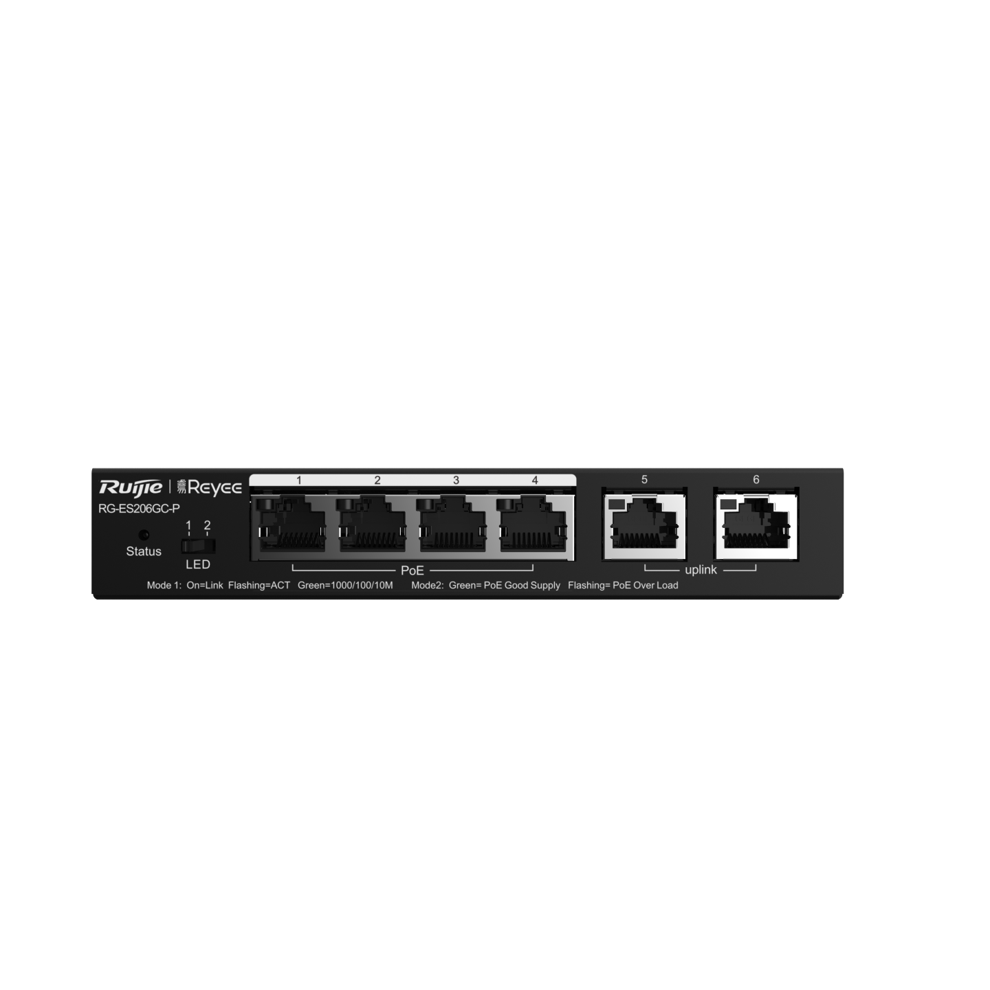 Ruijie Gigabit Smart Cloud Managed PoE Switch 6 Ports