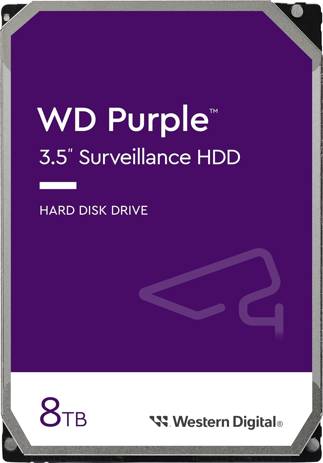 WD Purple Surveillance Hard Drive 8TB 5640RPM 6Gb/s 128MB Cache