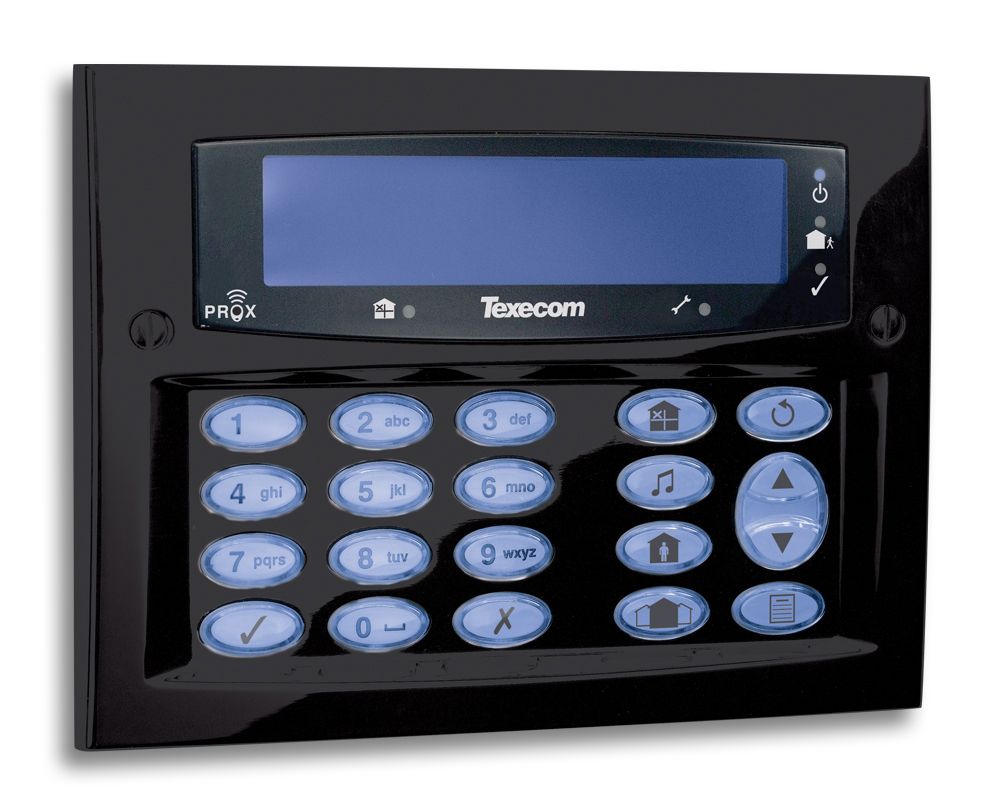 Texecom Premier Elite Diamond Black FMK Flush Mounted