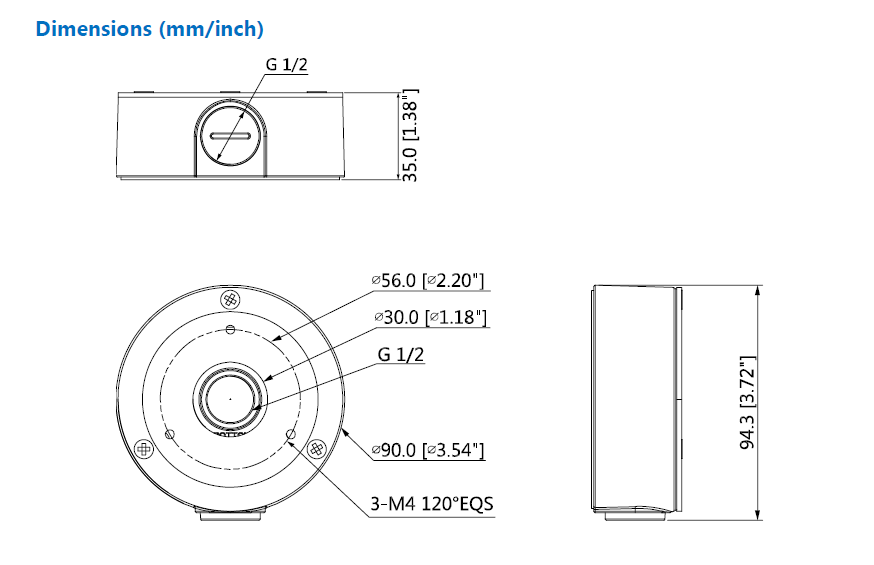 EZ-IP Junction Wall Box IP66 JB134