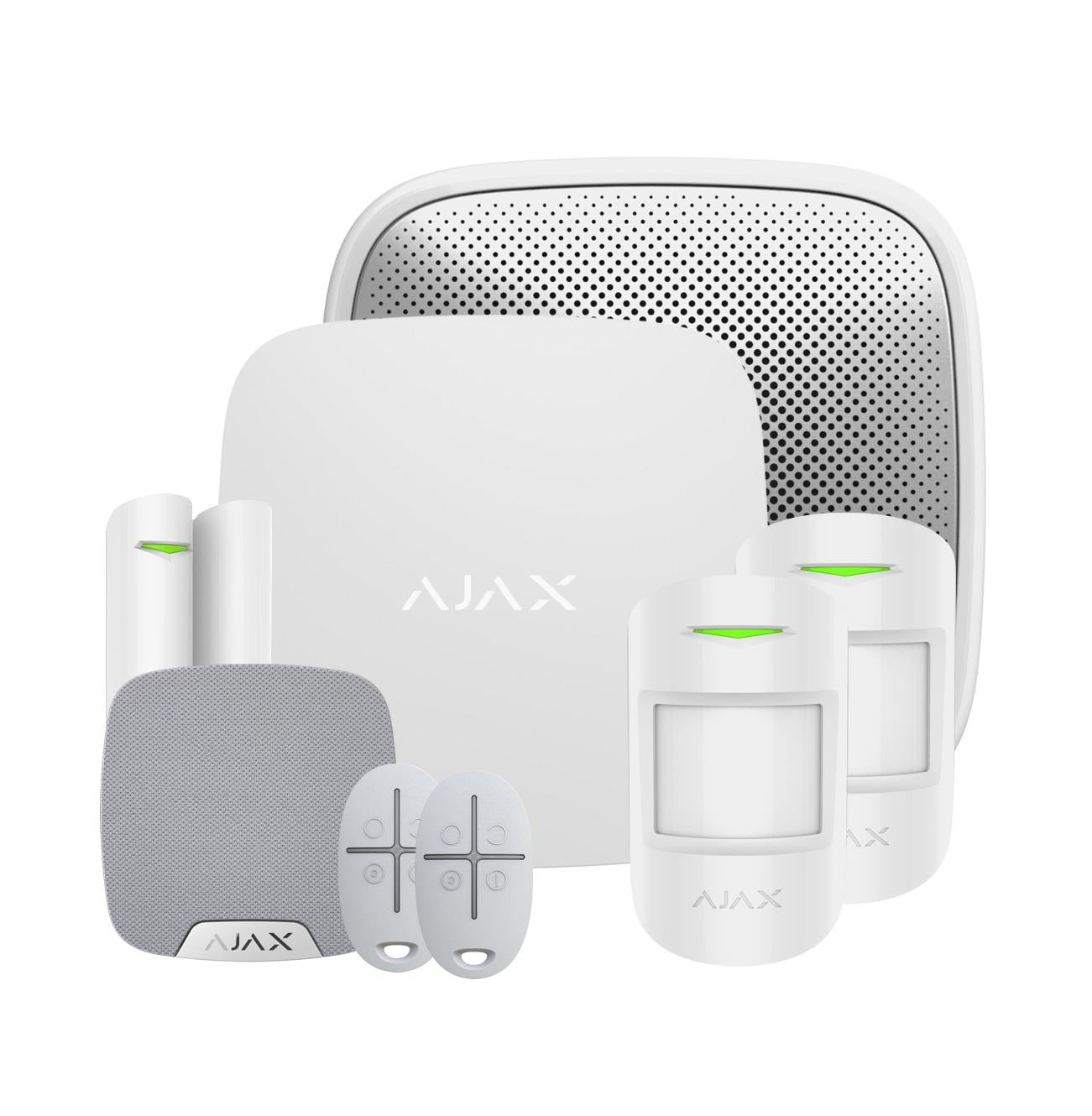 Ajax 16618.43.WHT Hubkit1 Intruder Alarm System Starter Kit Grade 2 – White