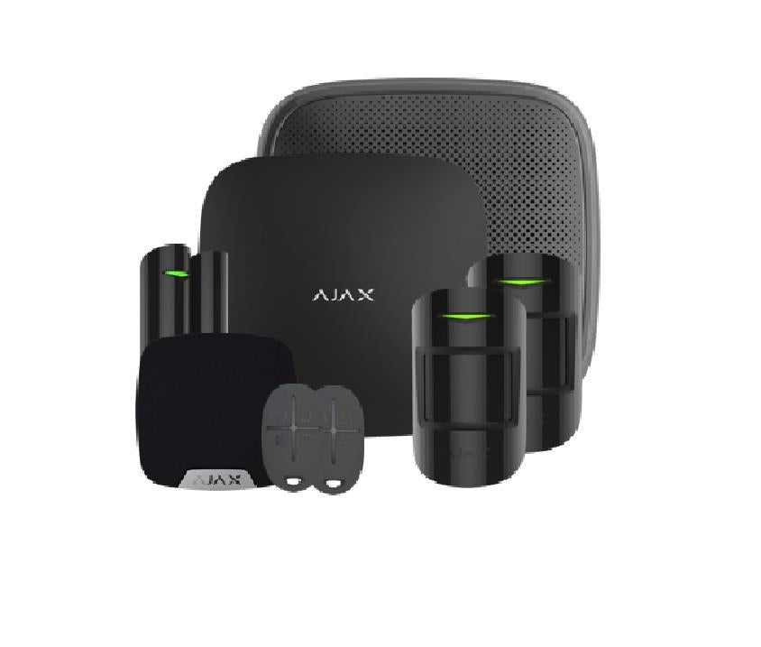 Ajax 16617.43.BL1 Hubkit1 Intruder Alarm Kit Grade 2 – Black